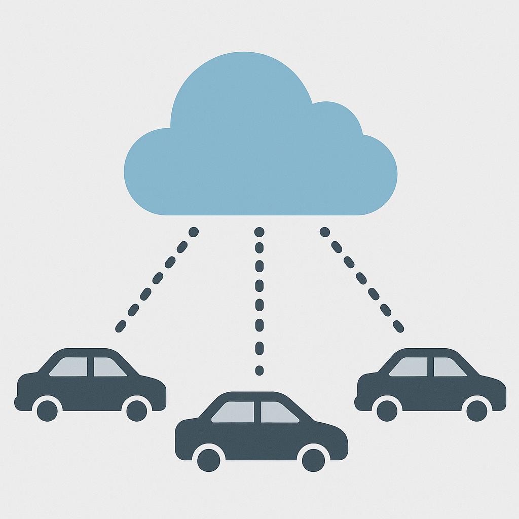 Collaborative vehicular perception illustration